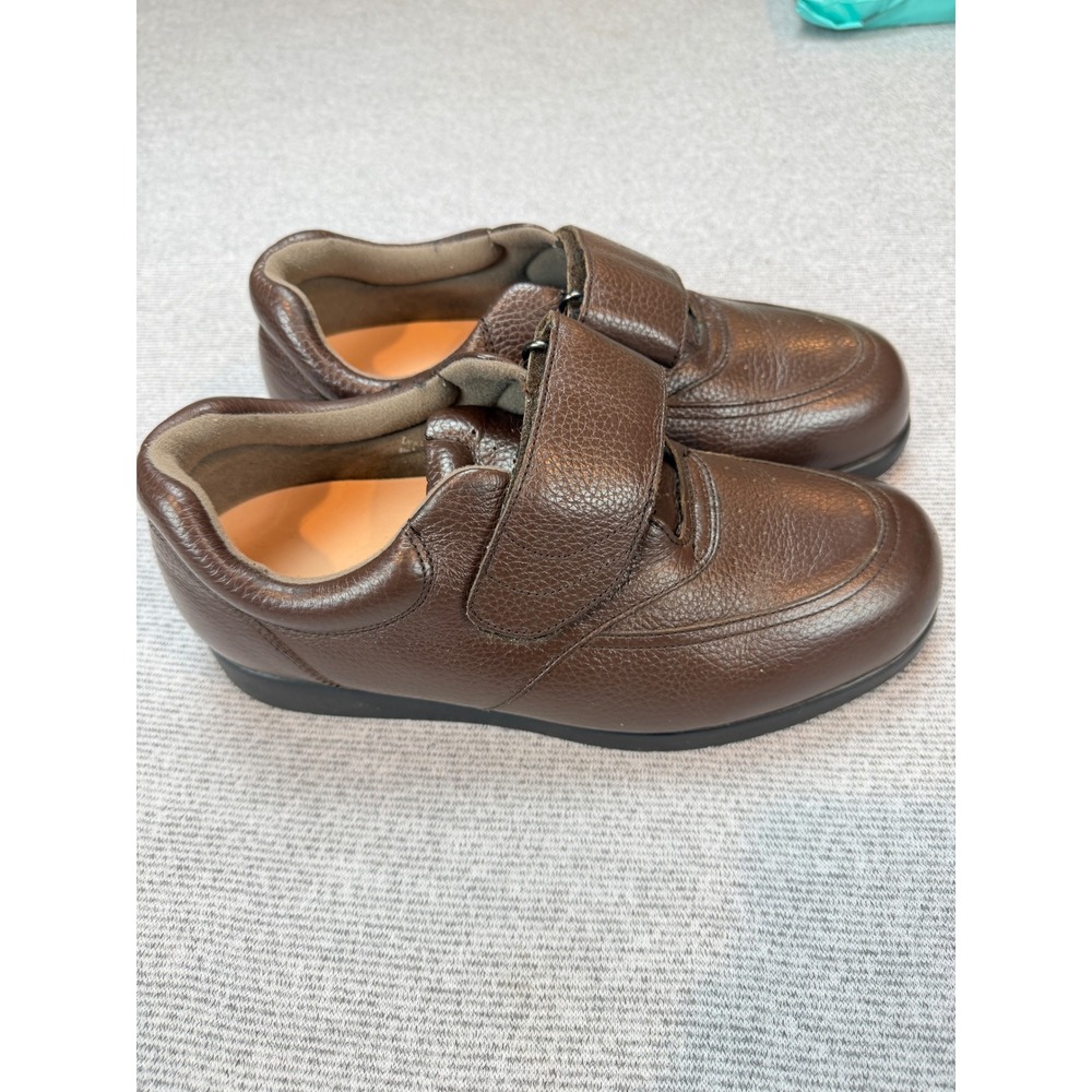 Drew Navigator II Brown Leather Orthopedic Walking Shoes Mens 10 W 44807-84‎